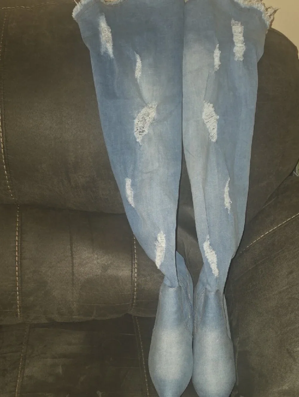 Cape Robbin Powder Blue Pointed Toe Booties
